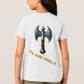 En Tri-matière T-Shirt Axe à temps (Verso)