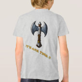 En Tri-matière T-Shirt Axe à temps (Verso)