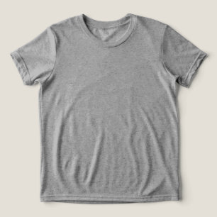 En Tri-matière T-Shirt Basique Gris Classique – Confort Quotidien
