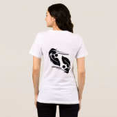En Tri-matière T-shirt basique pour femmes (Verso intégral)