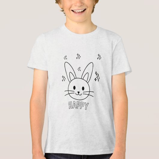 En Tri-matière T-shirt basique pour hommes (Recto)