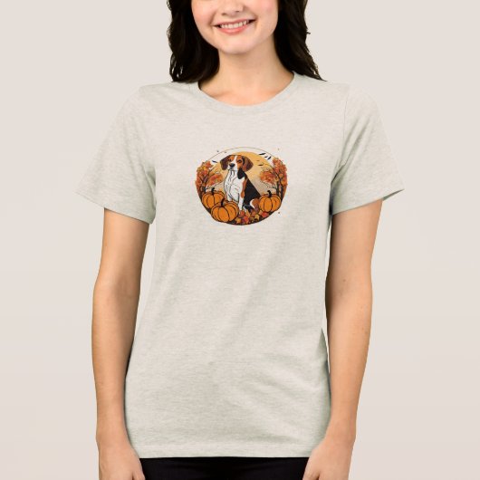 En Tri-matière T-shirt Beagle automne (Recto)