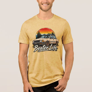 En Tri-matière T-shirt Beater Car Life