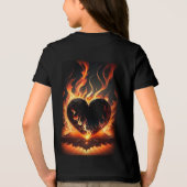 En Tri-matière T-shirt Bella+Canvas Jeunes Tri-Blend - Lov Vibran (Verso)