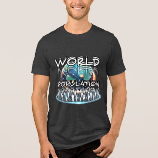 En Tri-matière T-shirt Bella+Canvas, noir solide trible