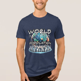 En Tri-matière T-shirt Bella+Canvas, noir solide trible