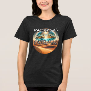En Tri-matière T-shirt Bella+Canvas pour femmes, Blac solide