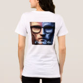 En Tri-matière T-shirt Bella+Canvas pour femmes, Blac solide (Verso)