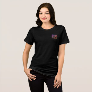 En Tri-matière T-Shirt BELLA FEMME STYLE FLEUR DESIGN
