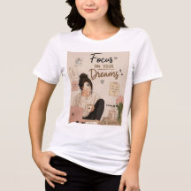 T-shirt blanc mignon pour filles