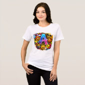En Tri-matière T-shirt blanc pour femmes (Recto plein)