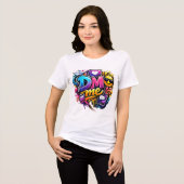 En Tri-matière T-shirt blanc pour femmes (Recto plein)