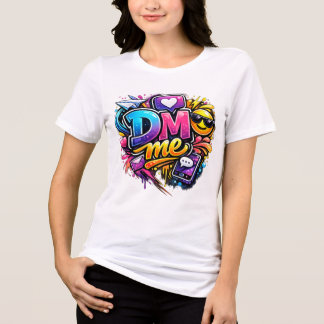 En Tri-matière T-shirt blanc pour femmes