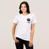 En Tri-matière T-shirt blanc Premium féminin LASP (Recto plein)