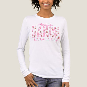 En Tri-matière T-shirt Boots and Bows de danse