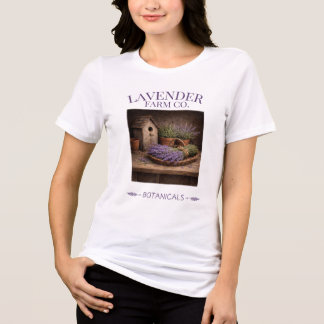 En Tri-matière T-Shirt Botanique Lavender Farm Co