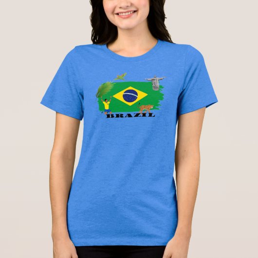 En Tri-matière T-shirt Brésil (Recto)
