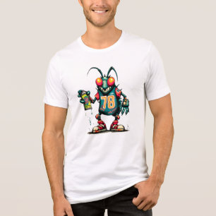 En Tri-matière T-Shirt Cafard Ouais Graffiti 78