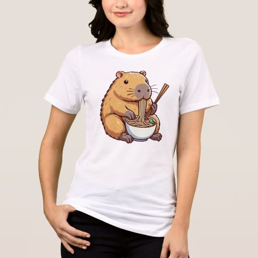 En Tri-matière T-shirt Capybara (Recto)