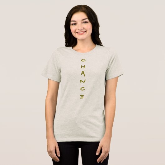 En Tri-matière T-shirt Chance (Recto plein)