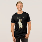 En Tri-matière T-shirt Chat Divin (Recto plein)