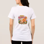 En Tri-matière T-Shirt Chat Restez Pawsitive | (Verso)