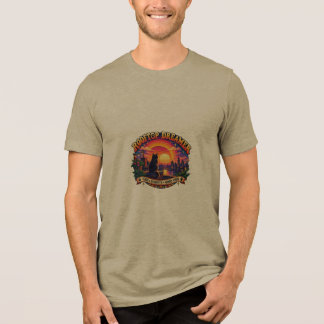 En Tri-matière T-Shirt Chat Rêveur sur un Toit |