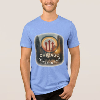 En Tri-matière T-shirt Chicago Tri-mélange | Emotional Grit Tee