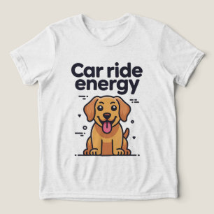 En Tri-matière T-shirt Chien Chiot Retriever Doré Énergie de Prom