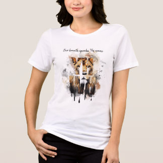 En Tri-matière T-shirt chrétien pour femmes YHWH |