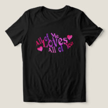 T-Shirt Citation d'Amour Tee Couple de la Saint-Va