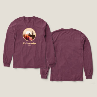 En Tri-matière T-Shirt Colorado Est 1876 Tri-Blend à manches long