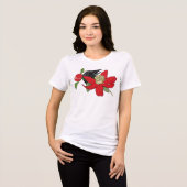 En Tri-matière T-Shirt Corbeau (Recto plein)