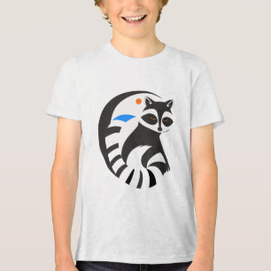 En Tri-matière T-Shirt couleur Accent Raccoon - Joueur de la faun