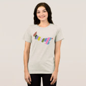 En Tri-matière T-shirt couleur PEI (Recto plein)