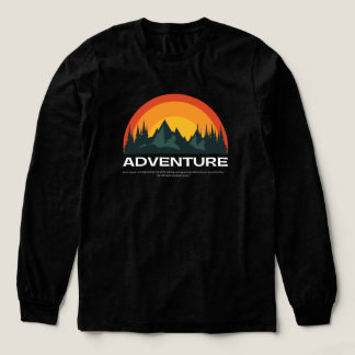 En Tri-matière T-shirt Coup de soleil sur la route