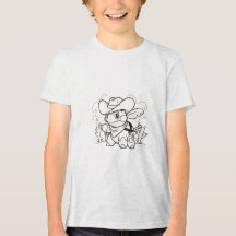 t-shirt cowboy turtwig wild west