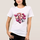 En Tri-matière T-shirt de conception cardiaque de la Saint-Valent (Recto)