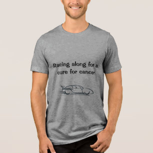 En Tri-matière T-shirt de course pour une guérison du cancer