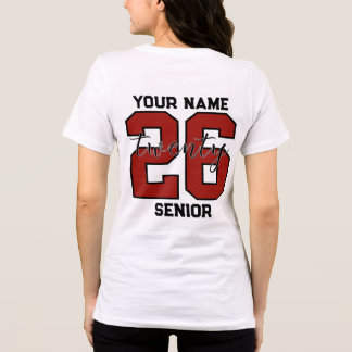 En Tri-matière T-shirt de fin d'études personnalisé de la promoti