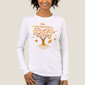 En Tri-matière T-shirt de Gratitude de Thanksgiving Tree Bella+Ca (Recto)