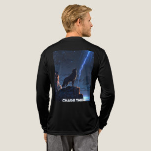 En Tri-matière T-shirt de la falaise de foudre hurlante