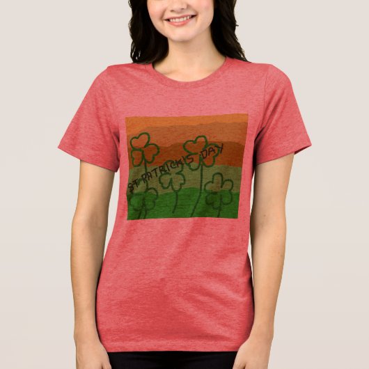 En Tri-matière T-shirt de la Saint-Patrick (Recto)