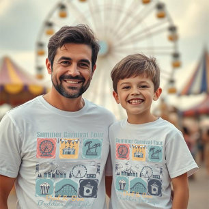 En Tri-matière T-shirt de la tournée estivale Father & Son Summer