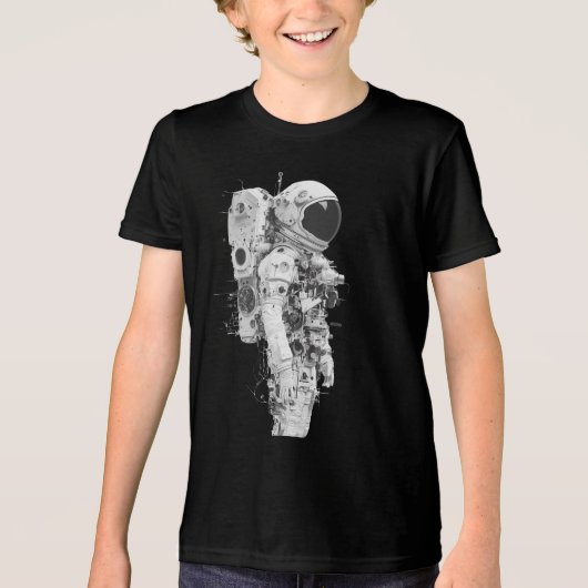 En Tri-matière T-shirt de l'astronaute de la jeunesse Space Explo (Recto)