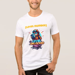 En Tri-matière T-shirt de l'école de joueurs déverrouillés de niv