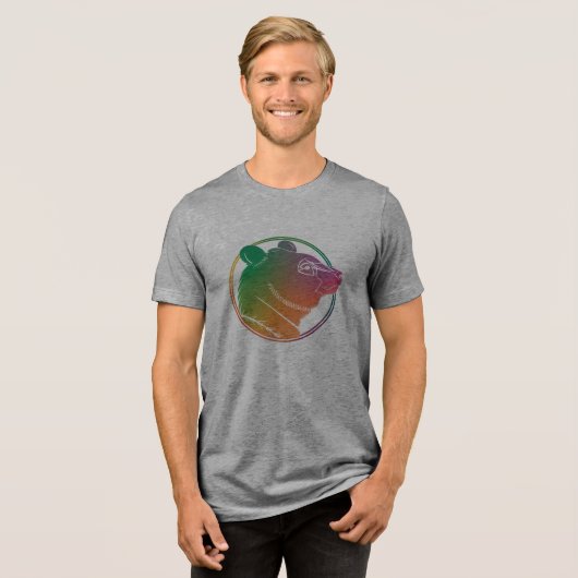 En Tri-matière T-shirt de l'ours (Recto plein)