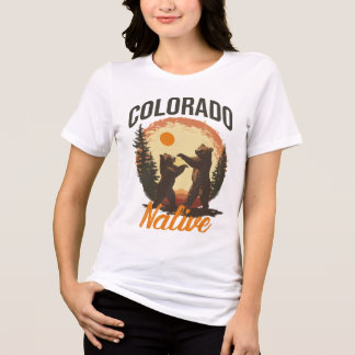 En Tri-matière T-shirt de l'ours autochtone du Colorado - Tee de
