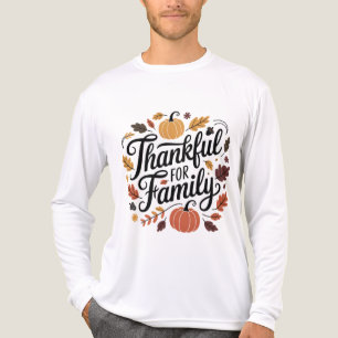 En Tri-matière T-shirt de Noël 2025 pour la famille reconnaissant