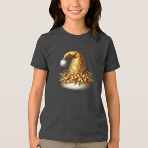En Tri-matière T-shirt de Noël d'or